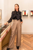 Beige trousers