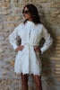 White lace dress
