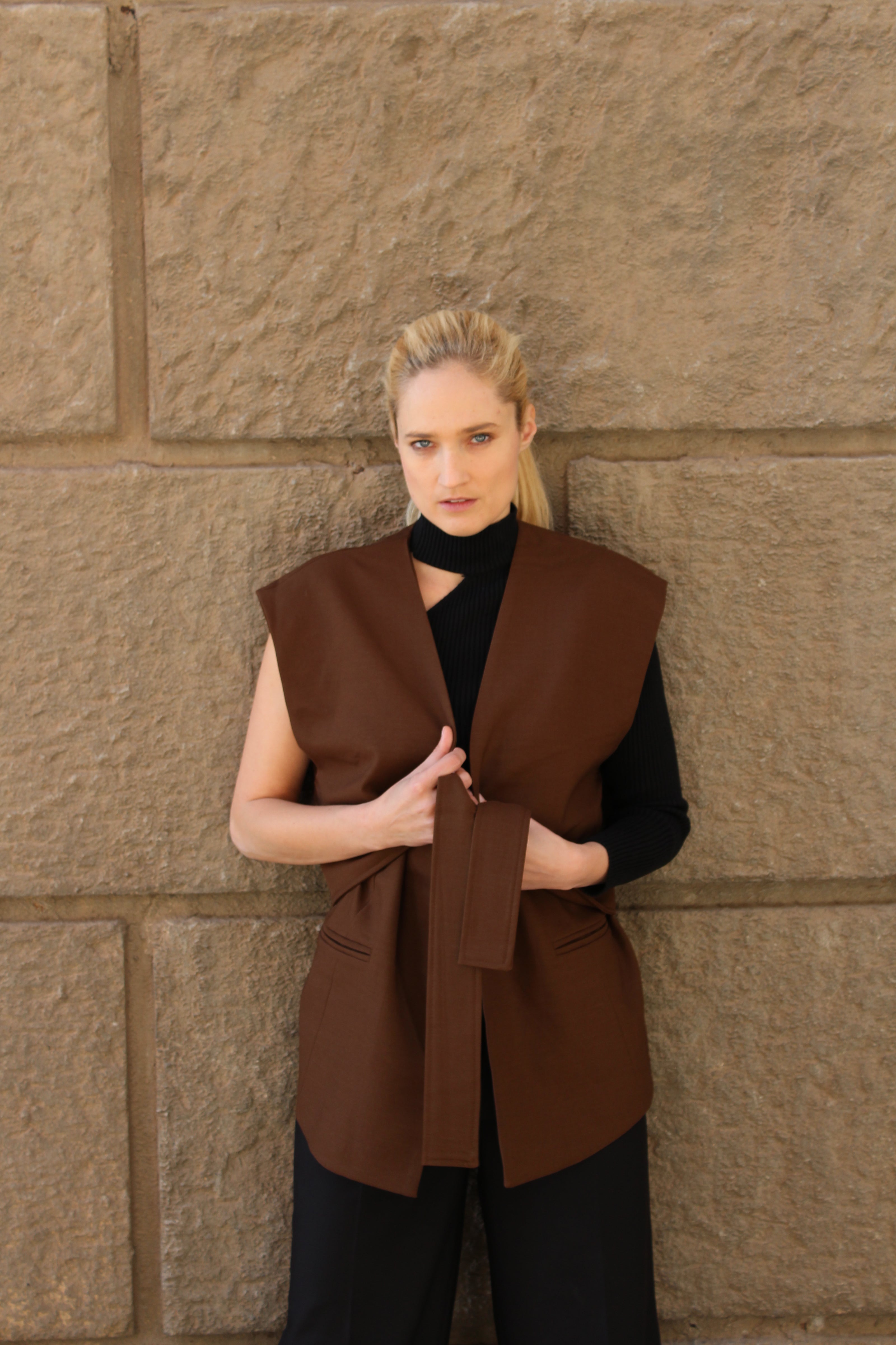 Oversized vest