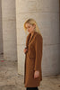 Camel ribbed coat