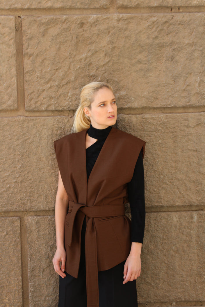 Oversized vest