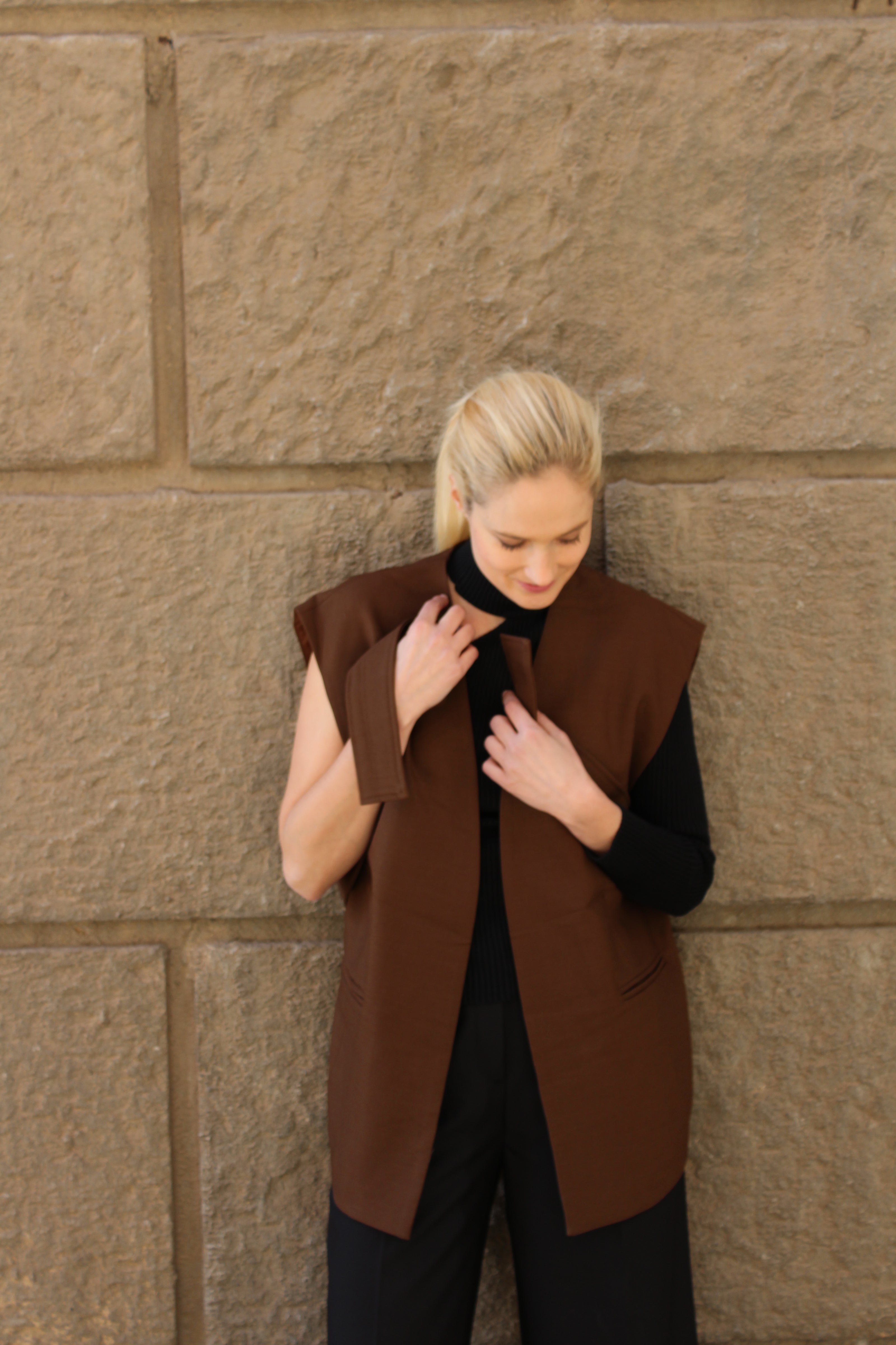 Oversized vest
