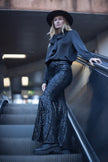 Sequined trousers