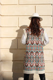 Cardigan con stampa