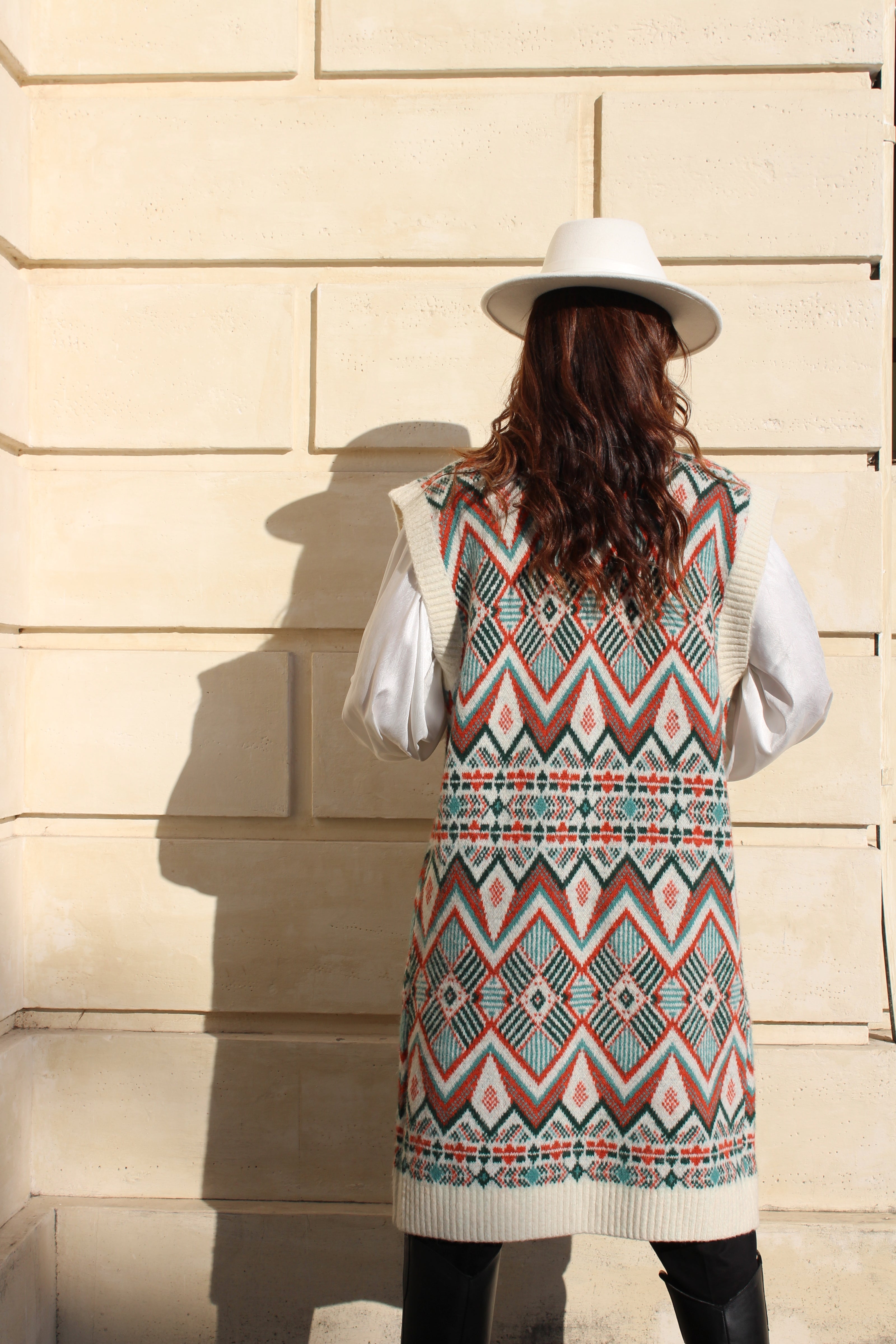 Cardigan con stampa